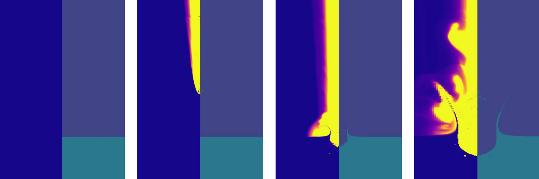 Asteroid simulation 1