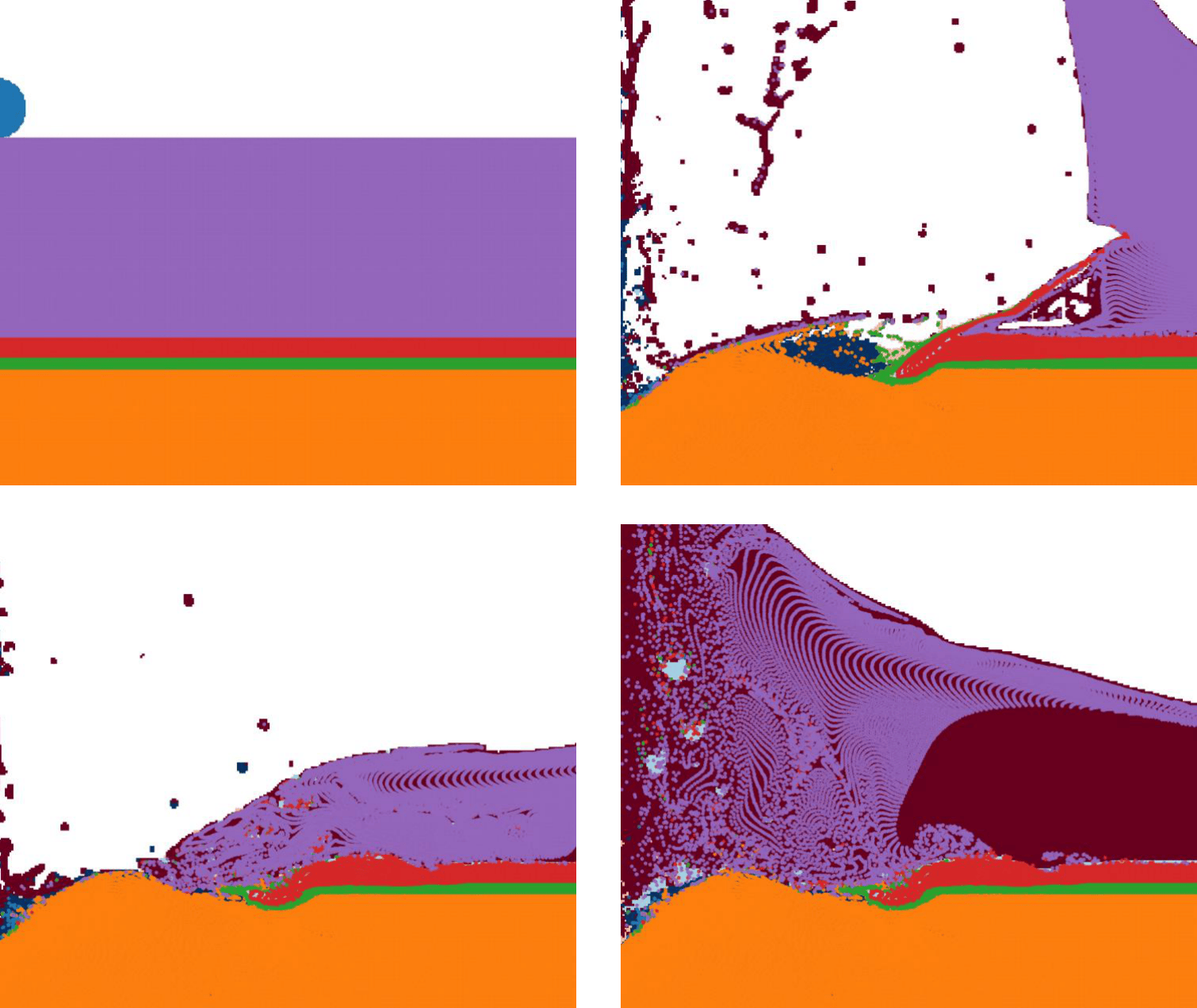 Asteroid simulation 3