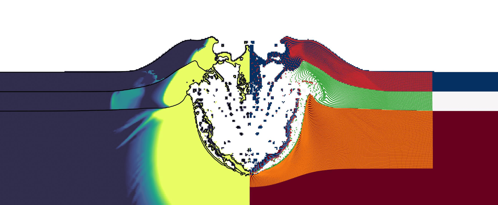 Asteroid simulation 5